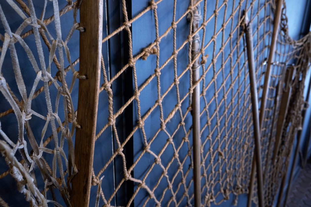 Filet à l'espace découverte